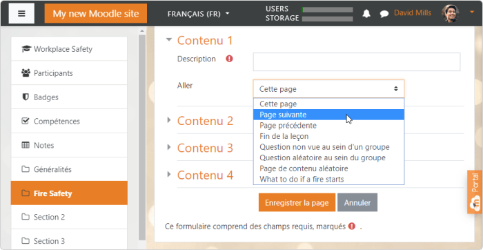 Ajouter plus de pages de contenu