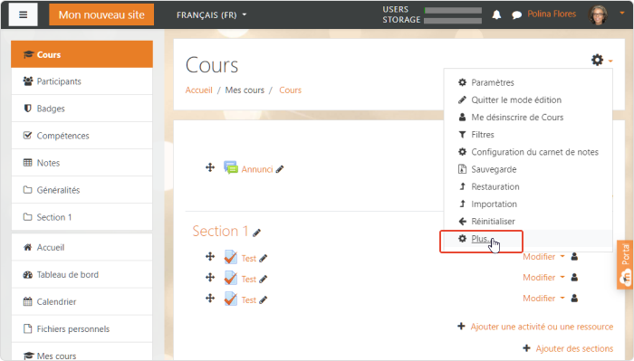 Banque de questions de Moodle Banque de questions de Moodle