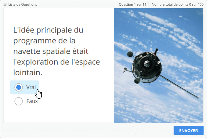 Comment créer un quiz avec le questionnaire Vrai/Faux