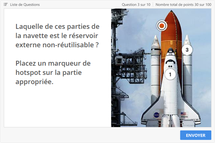 Exemple de question de Zone Exemple de question de Zone