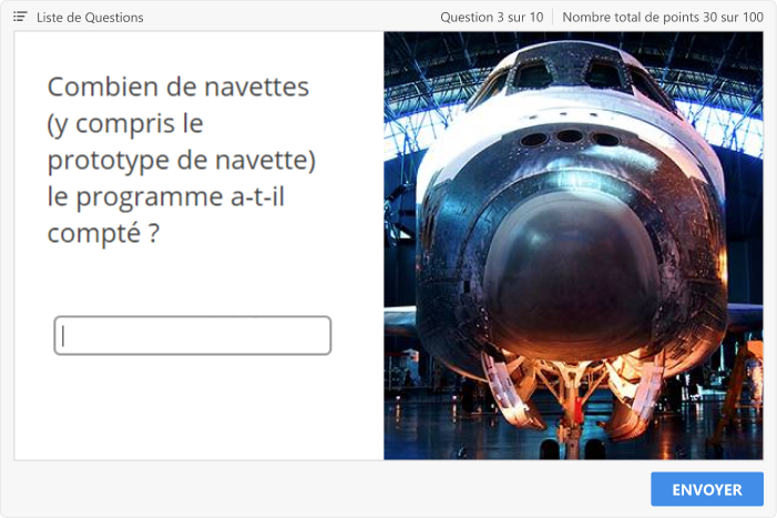 Exemple de question de Numérique Exemple de question de Numérique