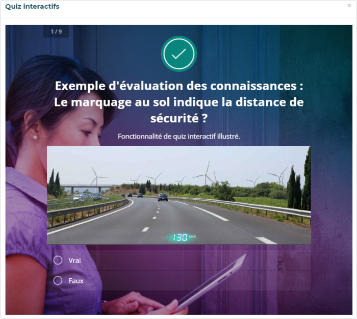 Faire des quiz en ligne en utilisant Drimify