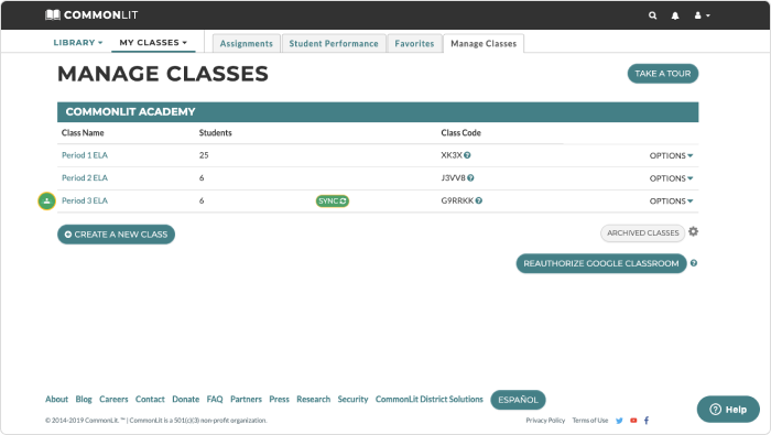 Utilisez CommonLit pour améliorer vos formations en ligne.