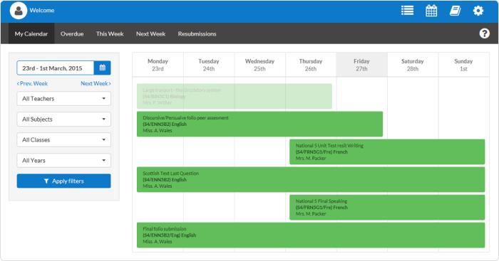 Utilisez Show My Homework pour administrer la formation en ligne.