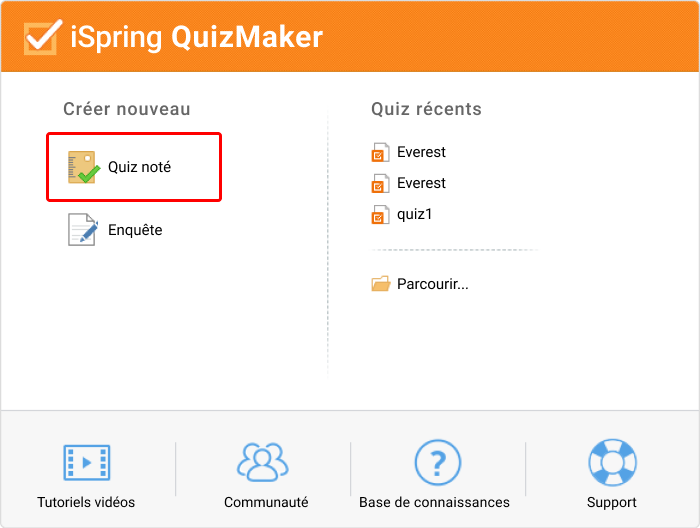 Quiz noté