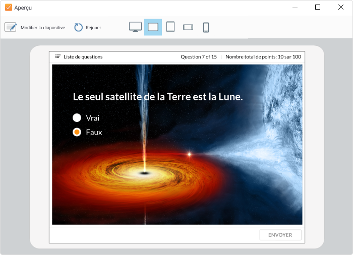 Quiz d’astronomie V/F Quiz d’astronomie V/F