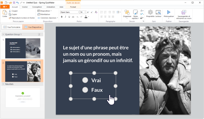 Configurer le design des diapositives Configurer le design des diapositives