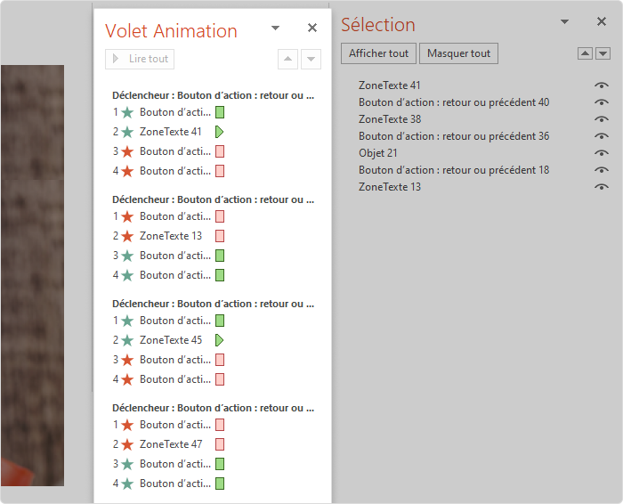 Ajout d'autres animations Ajout d'autres animations