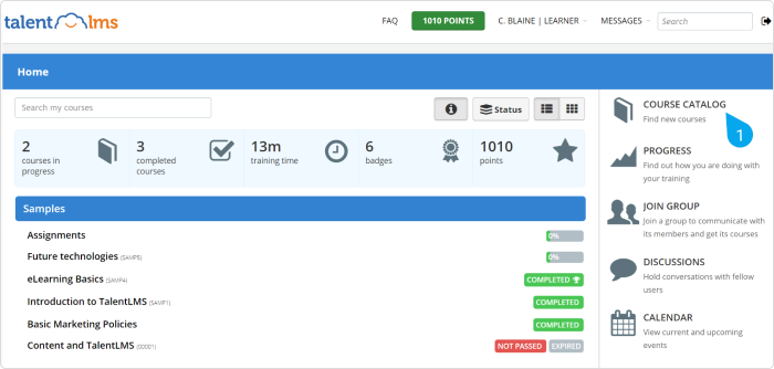 TalentLMS est un outil RH pour la gestion de l'apprentissage