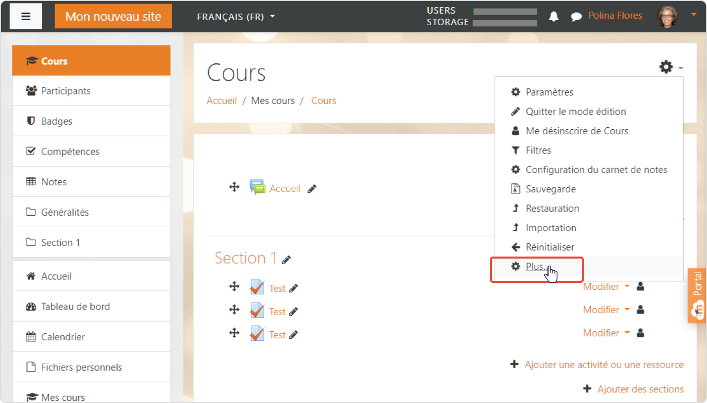 Banque de questions de Moodle