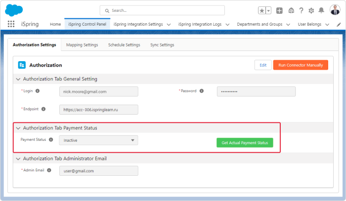 Get Actual Payment Status - Salesforce