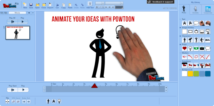 Powtoon Powtoon - outil pour faire une vidéo de présentation