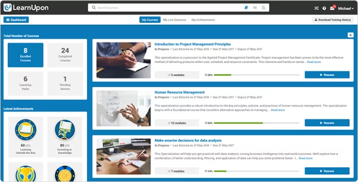 LearnUpon LMS - logiciel formation professionnelle LearnUpon LMS - logiciel formation professionnelle