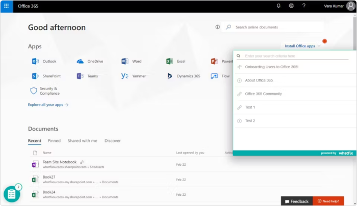 Plateforme digitale pour la formation - Whatfix Plateforme digitale pour la formation - Whatfix