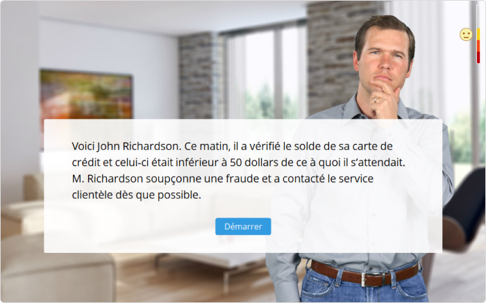 Dialogue de banque avec iSpring Suite