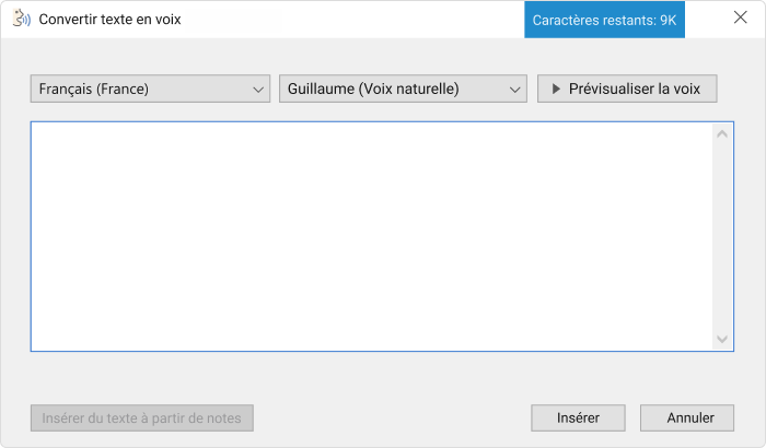 Convertir texte en voix avec iSpring Suite