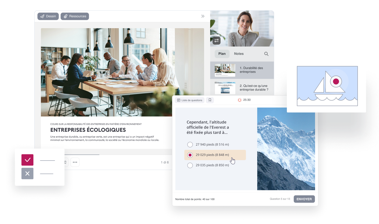 Le format PowerPoint et des interactions
