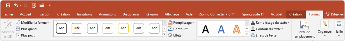 Modifier les couleurs d’un organigramme PPT
