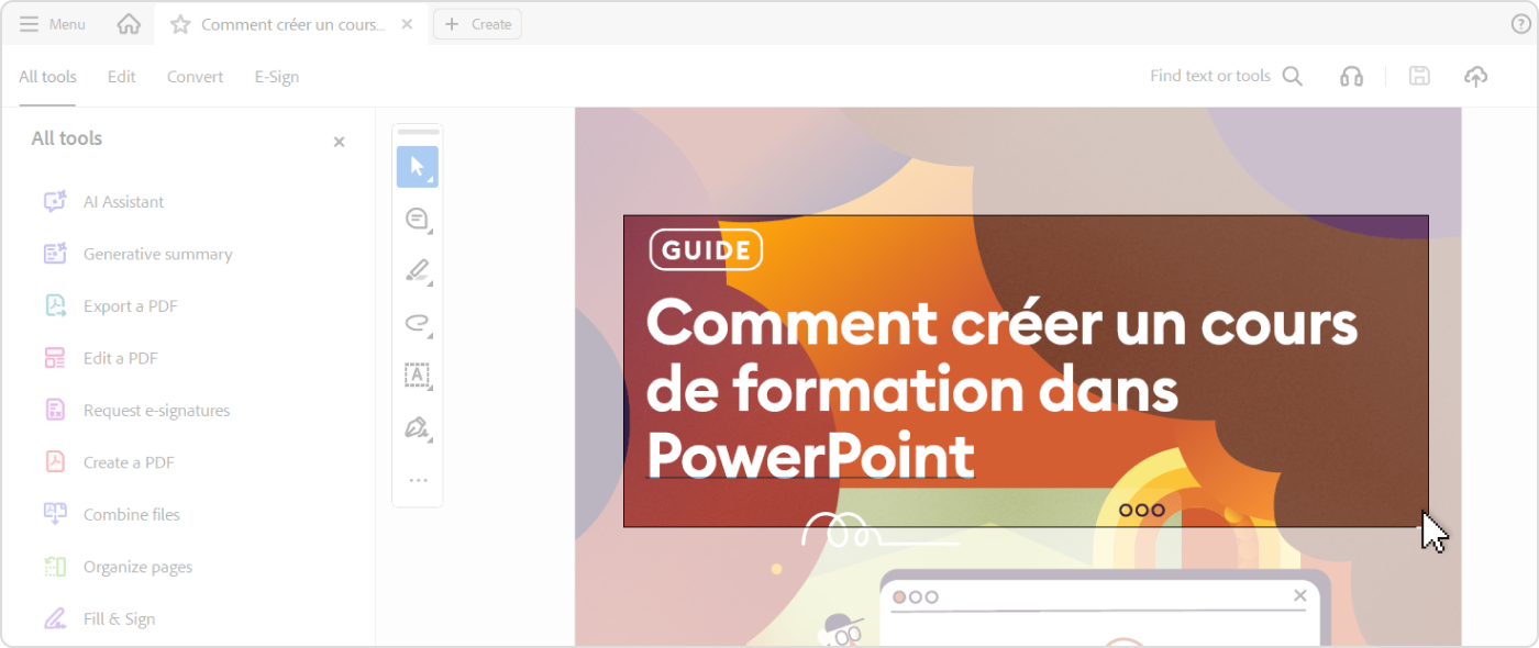 Comment importer un PDF dans PowerPoint
