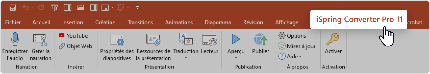 iSpring Converter Pro aide à compresser un PPT en ligne