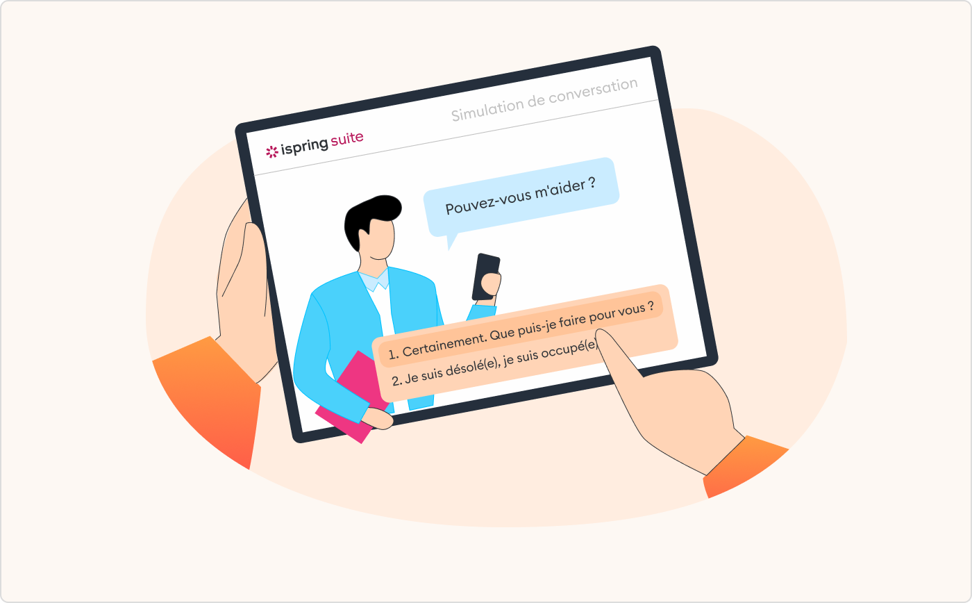 L’un des jeux de communication pour adultes est une simulation de conversation