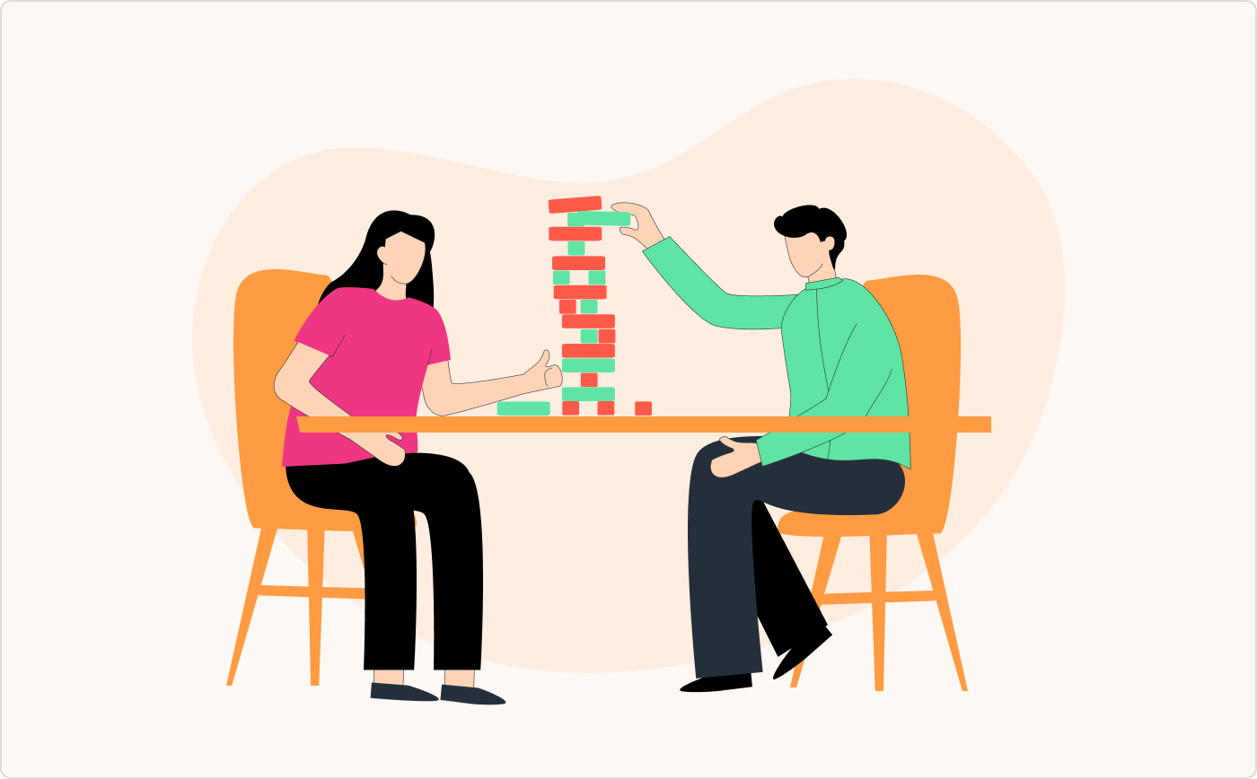 Jenga est un exemple d'activité de communication
