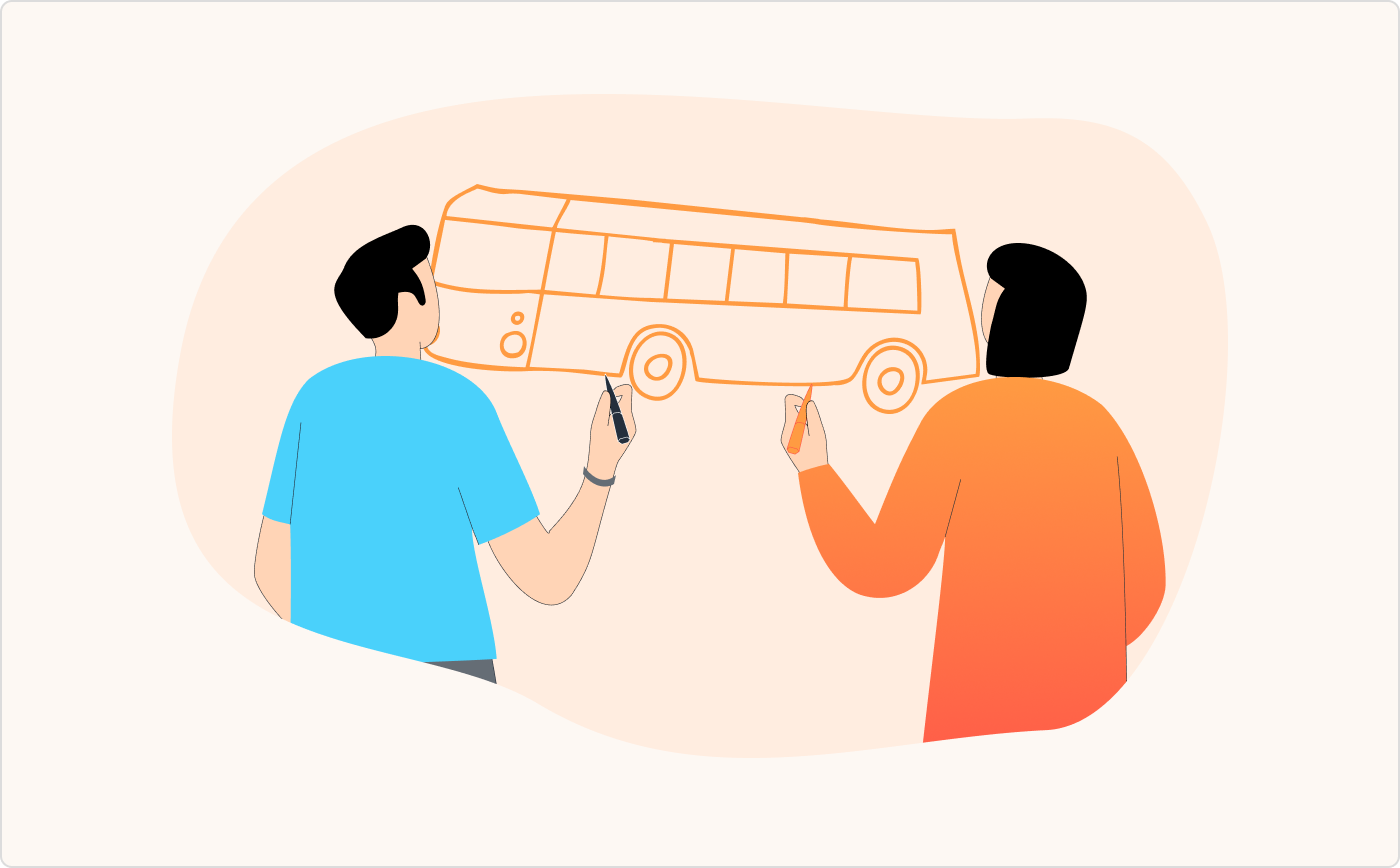 Construire le bus de l’équipe est un exemple d'activité de communication