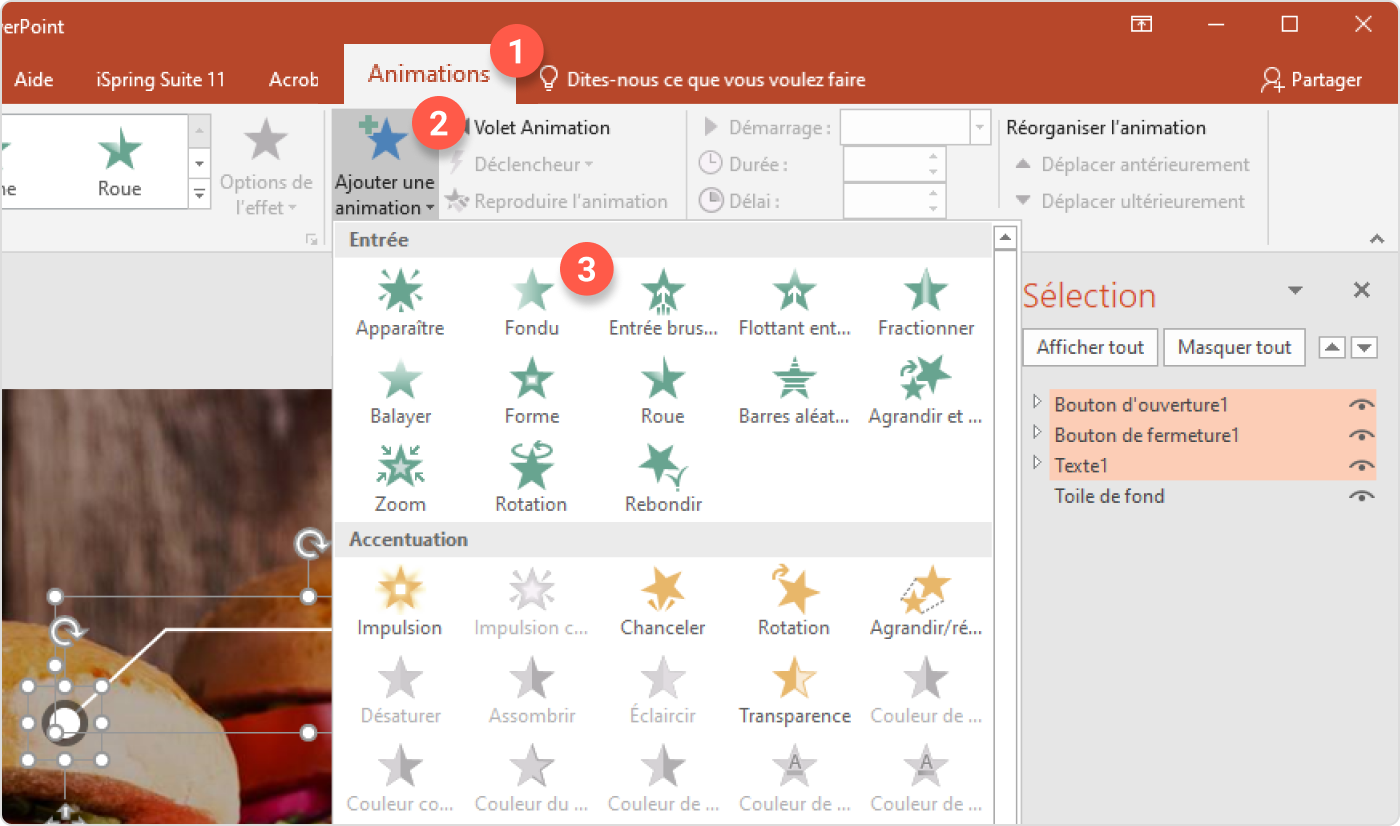 Choisissez Fondu La création d’une animation pour un PowerPoint professionnel
