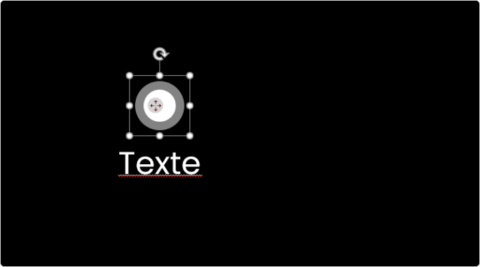 Touchez Ctrl et glissez l’objet La création d’une animation PPT