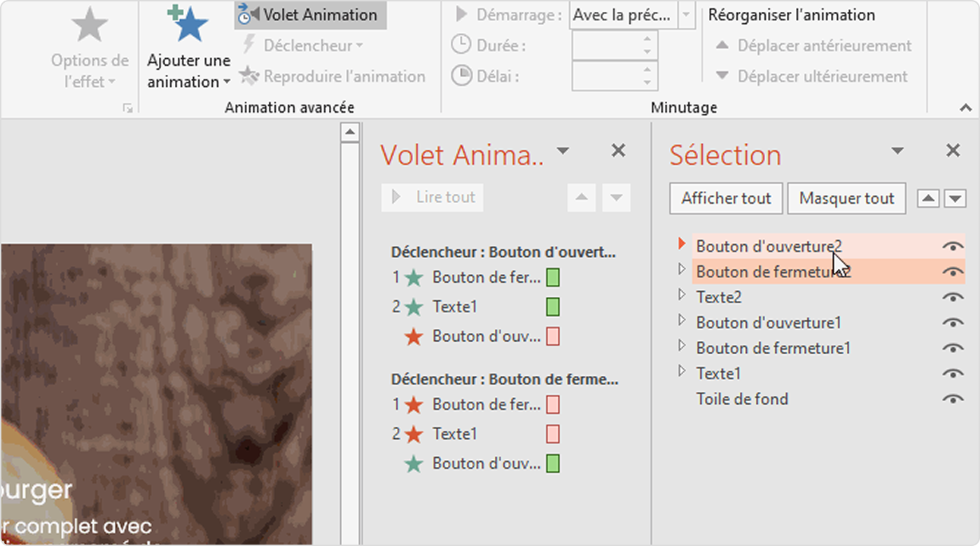Nommez les objets dans le volet de sélection Comment créer une animation pour un PowerPoint professionnel