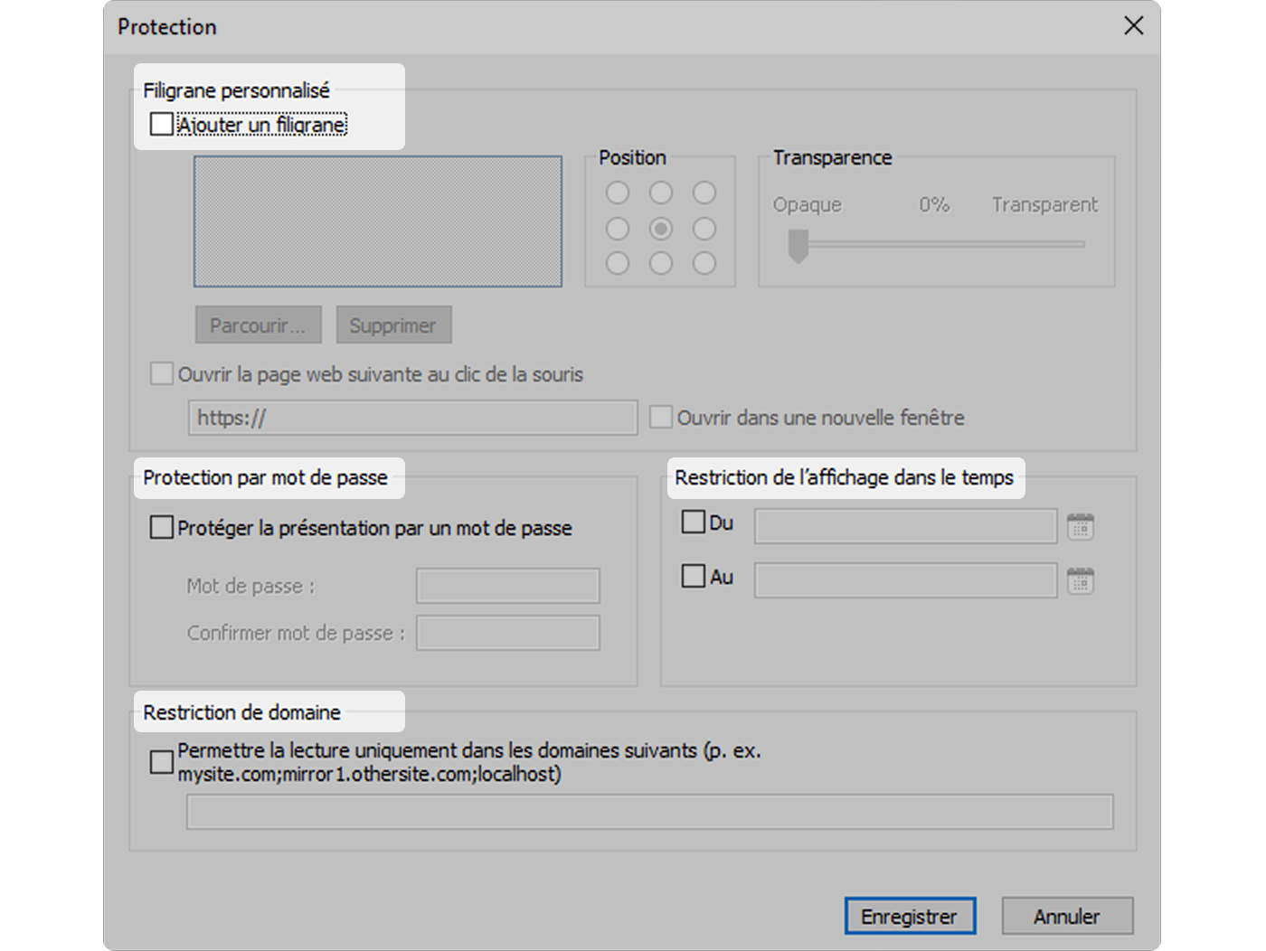 Comment partager un PowerPoint : définissez la méthode de protection