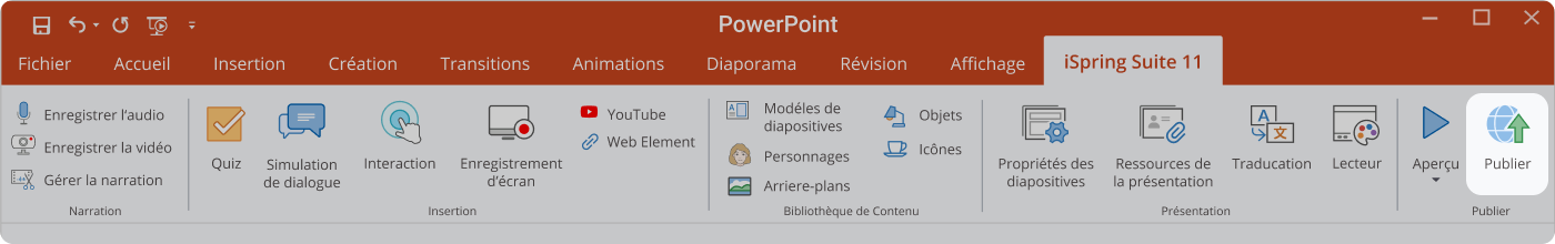 Comment partager un PowerPoint en utilisant iSpring Suite