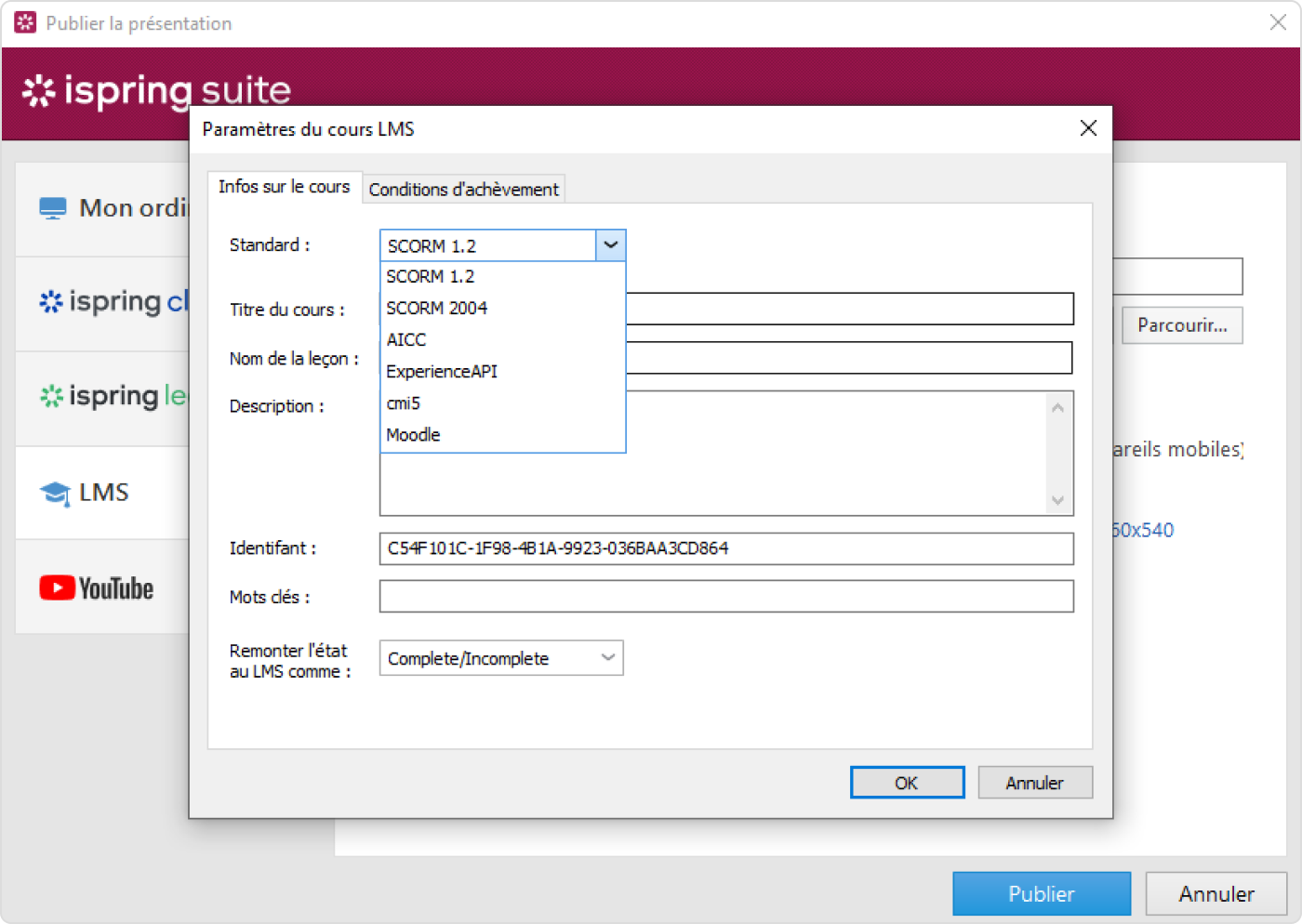 Comment partager un PowerPoint en SCORM