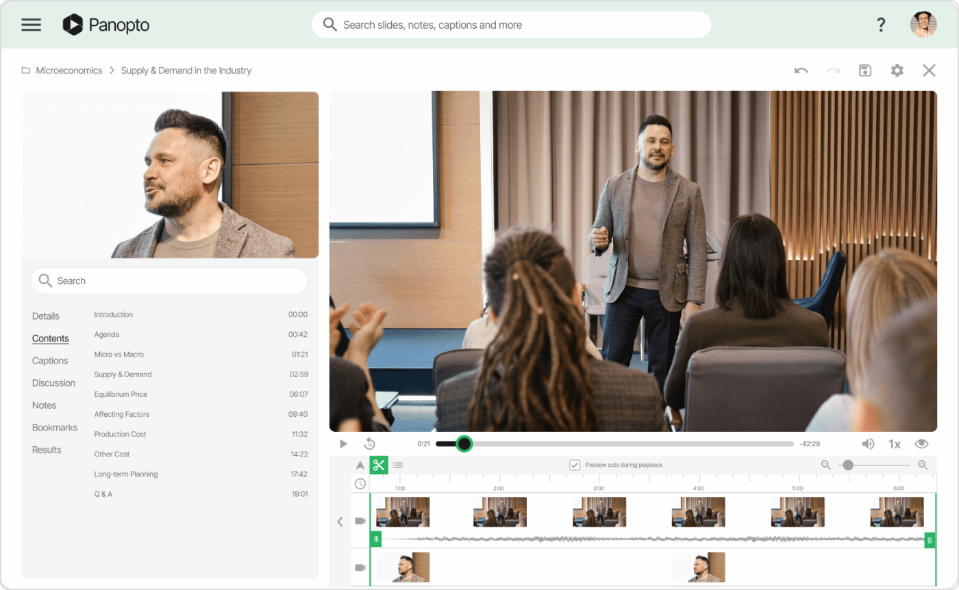Panopto Logiciel de tutoriel vidéo Panopto