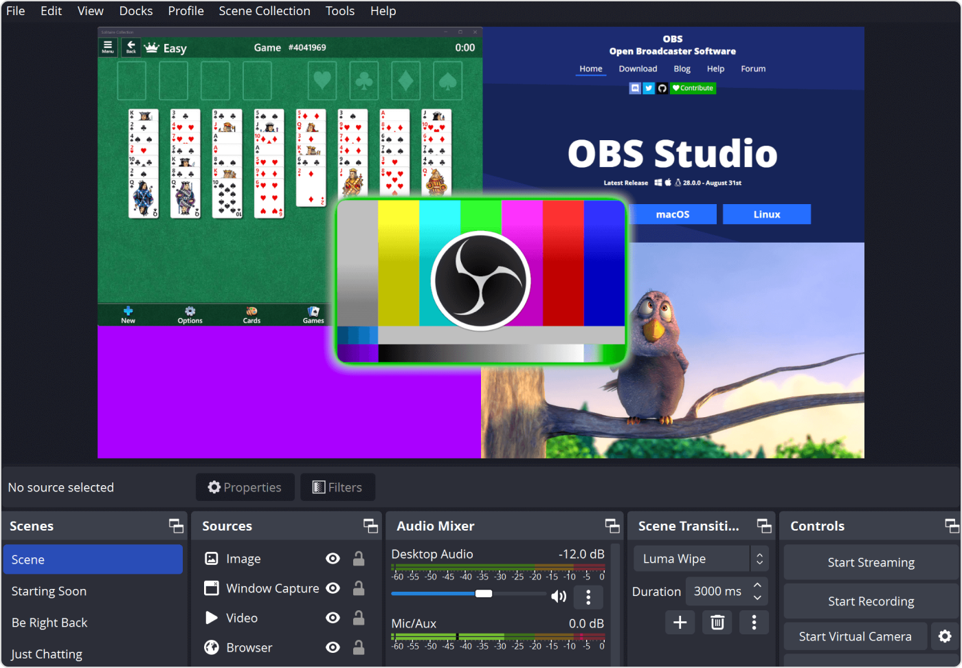 OBS Studio Logiciel de tutoriel vidéo OBS Studio