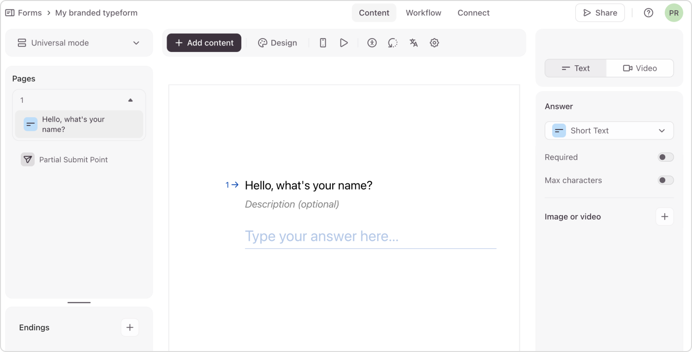 TypeForm L’outil de quiz en ligne TypeForm