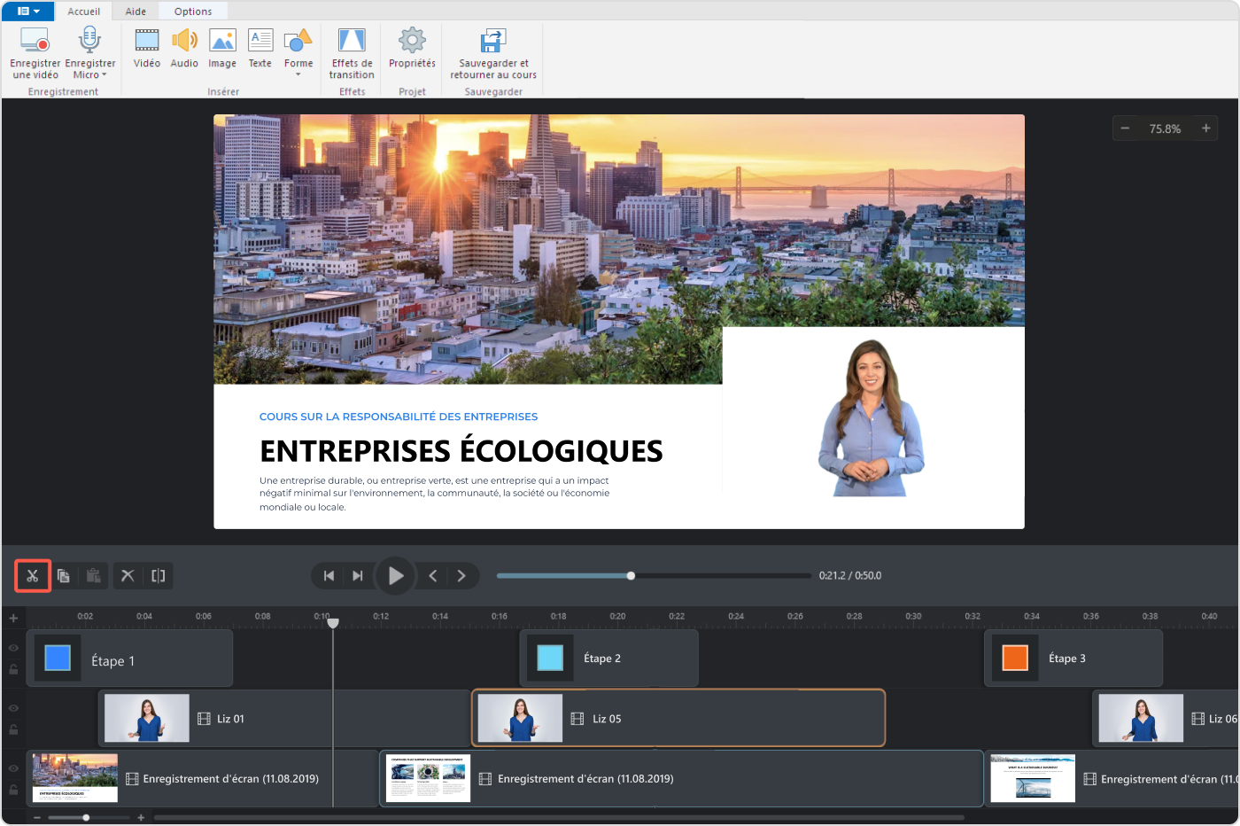 Suppression de vidéo indésirable dans iSpring Suite Comment faire un tuto vidéo : suppression de vidéo indésirable dans iSpring Suite