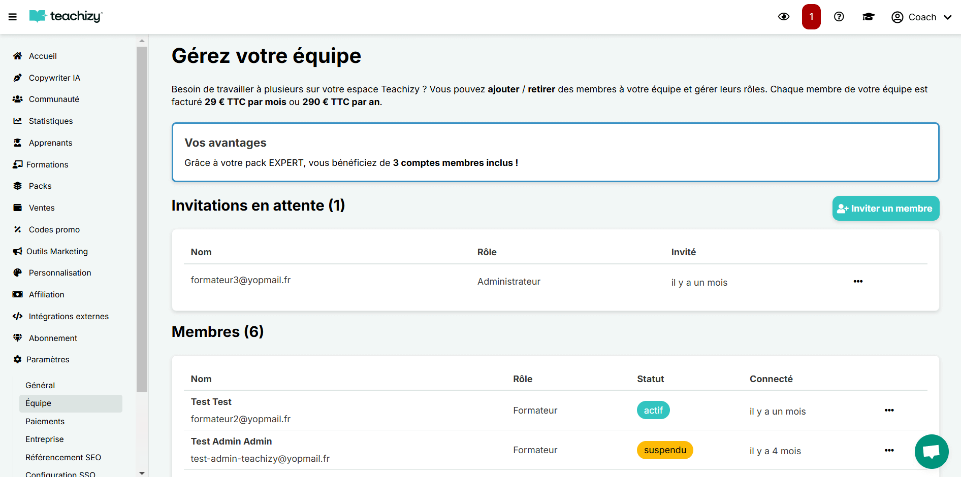 Teachizy Plateforme de formation en ligne Teachizy