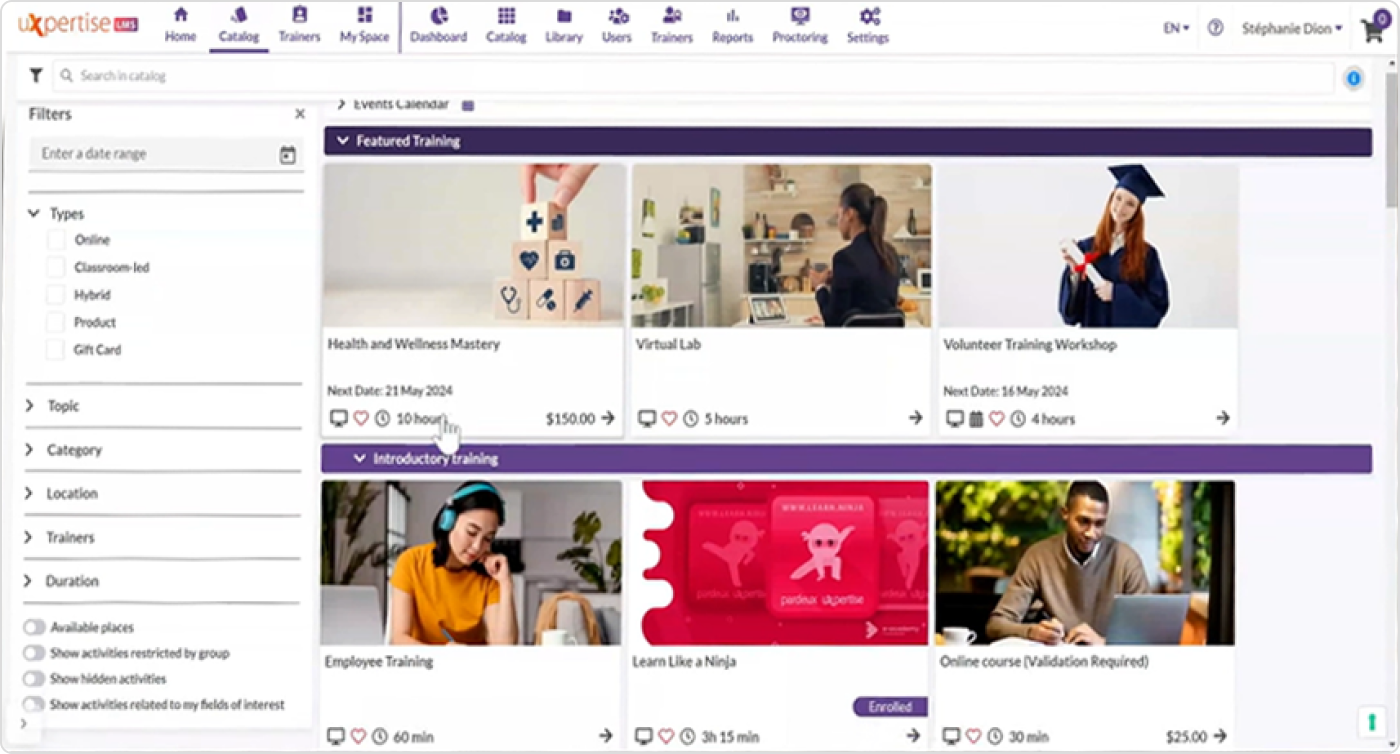 uxpertise LMS Plateforme LMS uxpertise