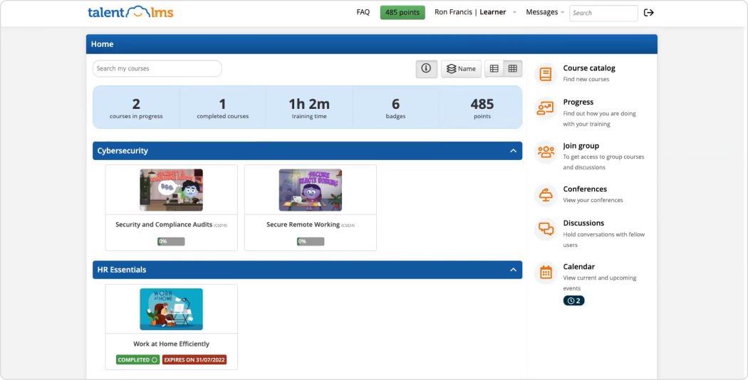 TalentLMS Logiciel pour organisme de formation TalentLMS