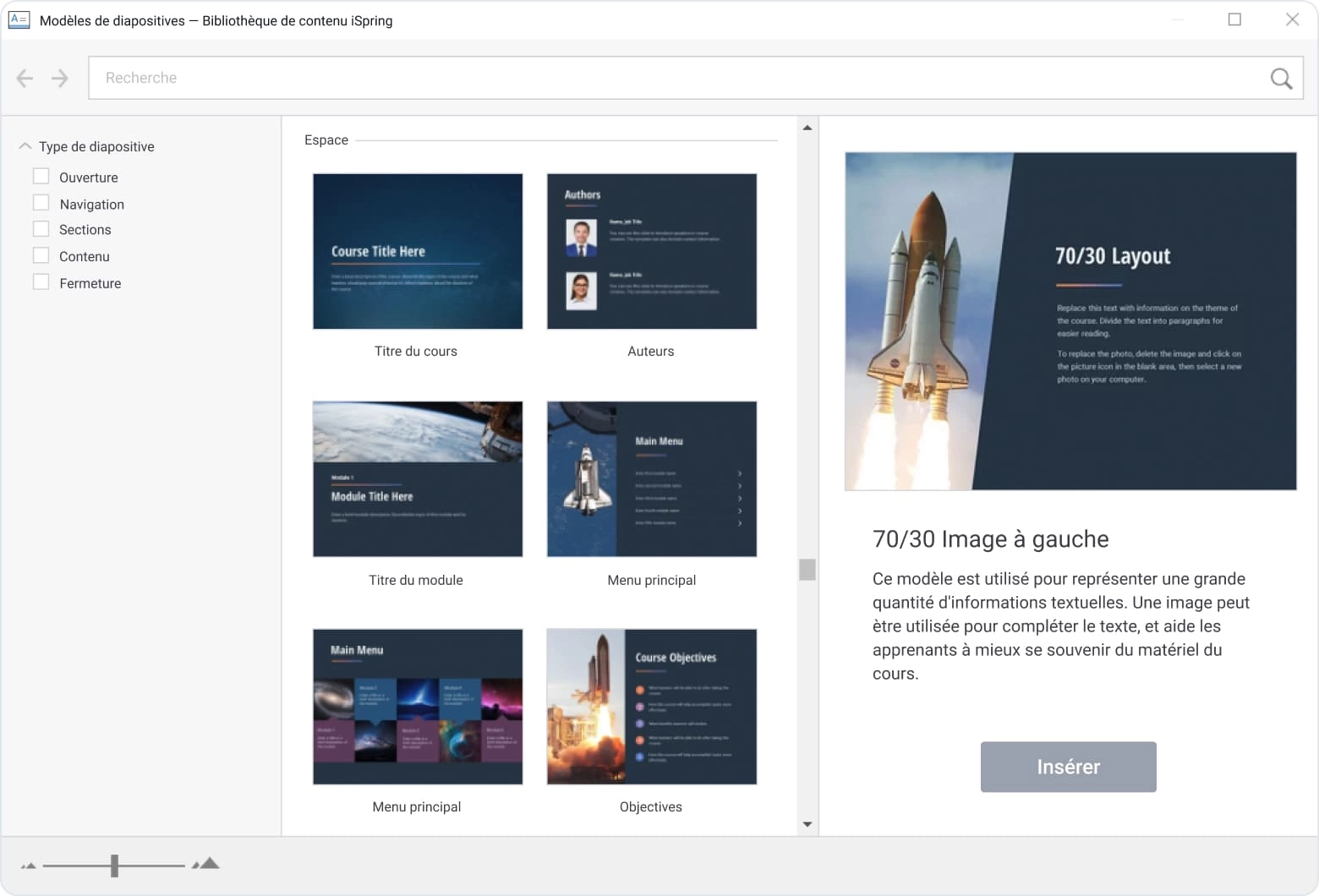 Des modèles de fond PowerPoint dans iSpring Suite Une bibliothèque de modèles de fond PowerPoint dans iSpring Suite