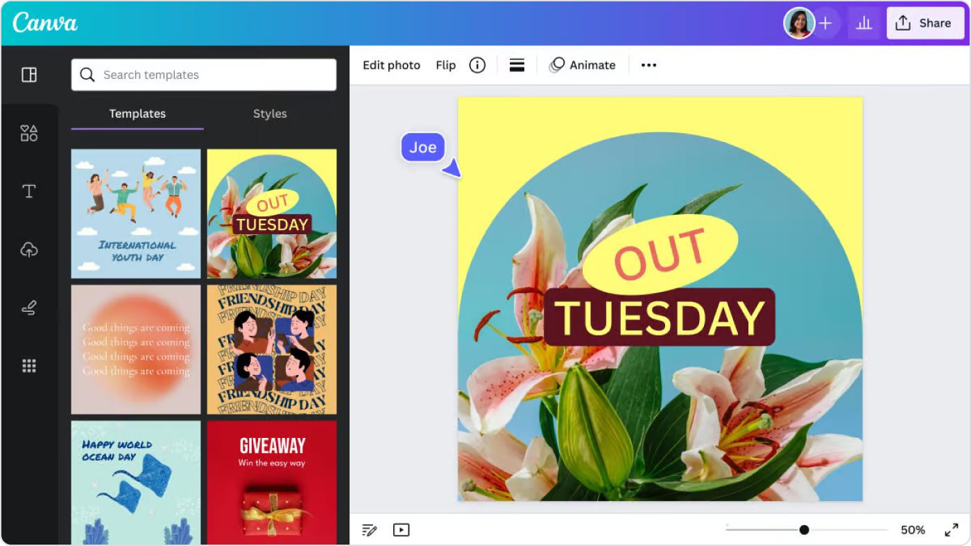 Canva Logiciel de quiz en ligne Canva